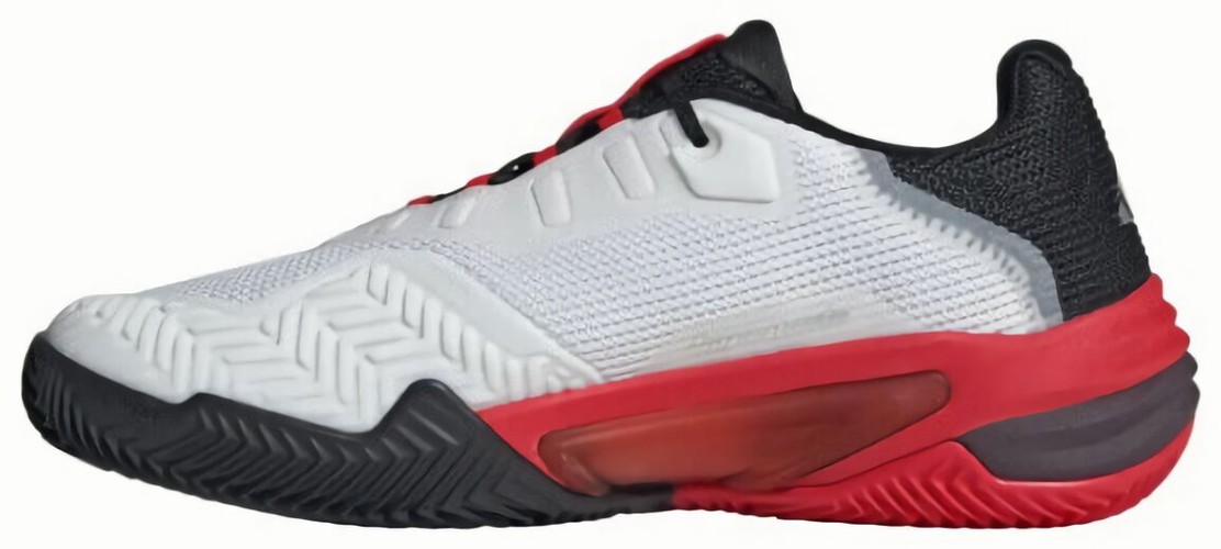 (EU) Кроссовки мужские Adidas Barricade M Clay, JH9015, Бело-Красные (р. 46,6)