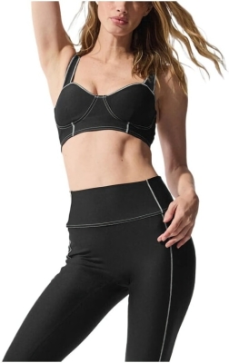 (CN) Нижнее белье женское Alo Yoga Sports, Чёрное (M)