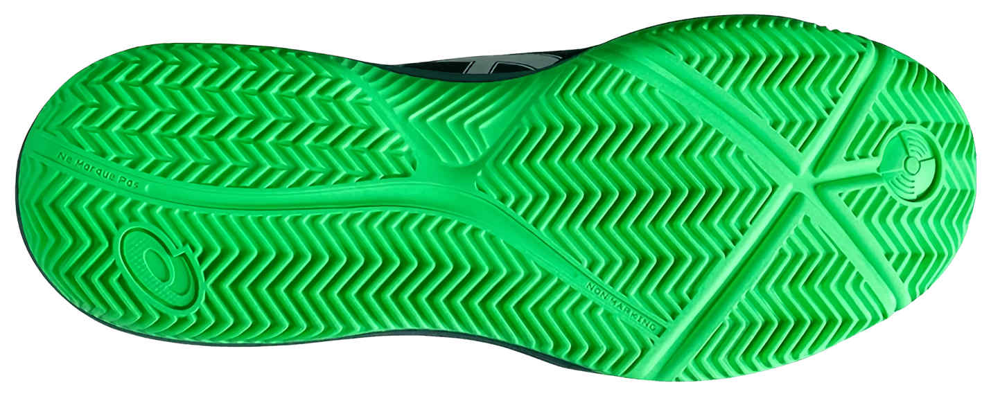 Кроссовки мужские Asics Gel-Dedicate 8, Черные/Зеленые (р. EUR 46)