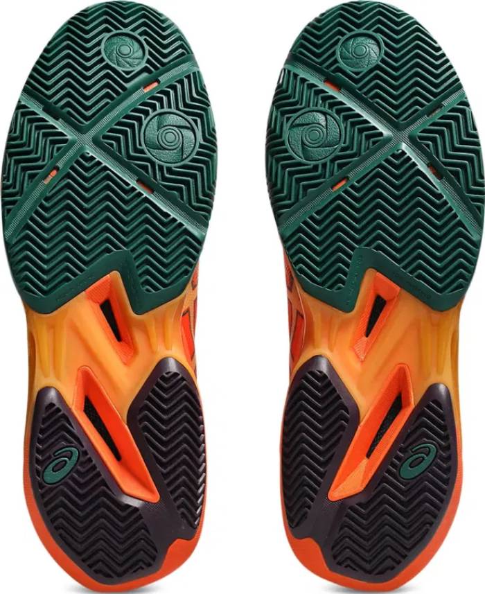 Кроссовки мужские для падела Asics SONICSMASH FF, Оранжевый/Бордовый (р. 42)