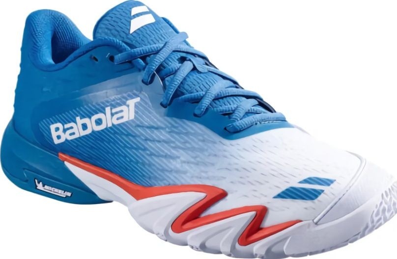 (EU) Кроссовки мужские Babolat Premura 3 Blue/White/Orange 3A0S26B752, Серые (р. 40.5)