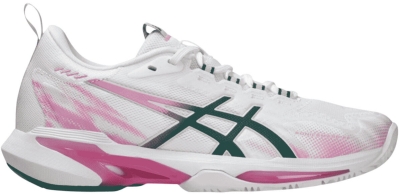 Кроссовки для падела женские Asics SONICSMASH FF (W), Белый/Розовый/Зеленый (р.37.5)