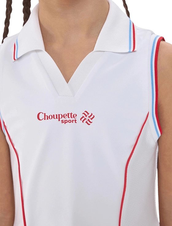 Платье для девочек Choupette с шортами Dry Fit G, Белое/Голубое (164 см)