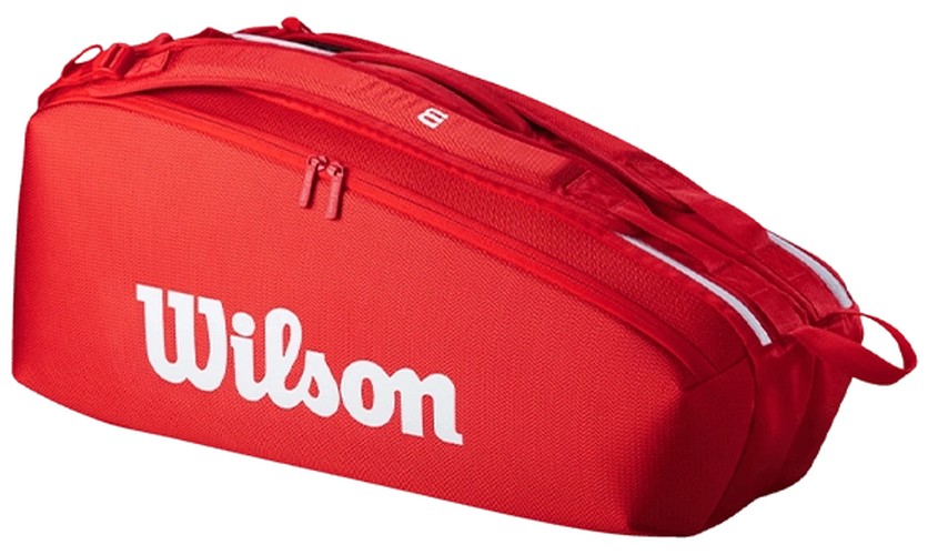 Сумка Wilson для тенниса Super Tour 6R 2025, Красная