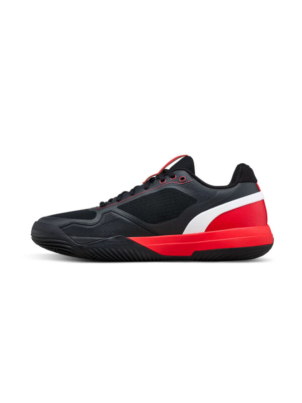 (EU) Кроссовки мужские Wilson Rush Pro 5 Padel Black/Red Wrs338750, Чёрные (р. 40)