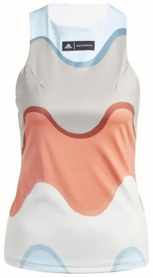 (EU) Майка женская Adidas премиальная, Оранжевая (XS)