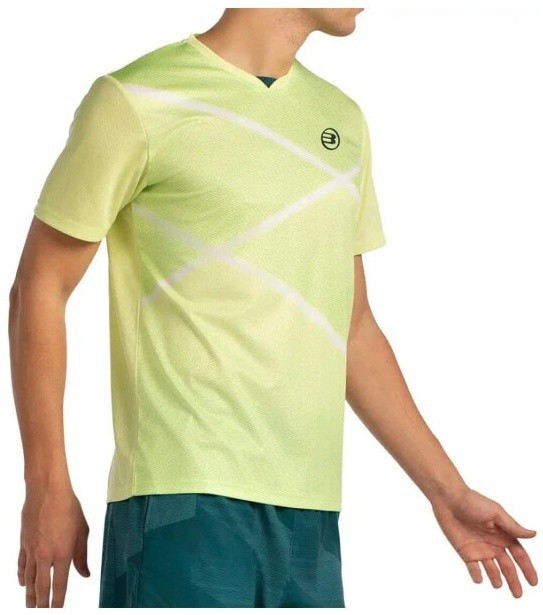 (EU) Футболка мужская Bullpadel Ladra Court, Жёлтая (2XL)