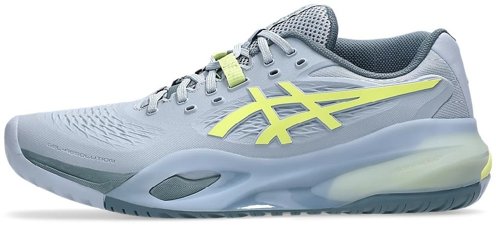 Кроссовки мужские Asics GEL-RESOLUTION X, Серые/Жёлтые, теннисные (р. 27,5)