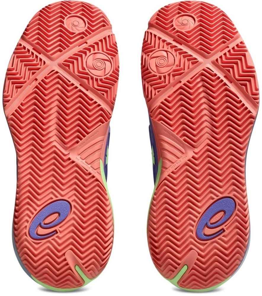 Кроссовки женские Asics Gel Resolution X Padel, Фиолетовые/Салатовые (р. 26)