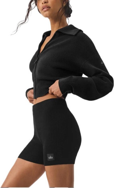 (CN) Куртка женская спортивная Alo Yoga 191677469075, Чёрная (M)