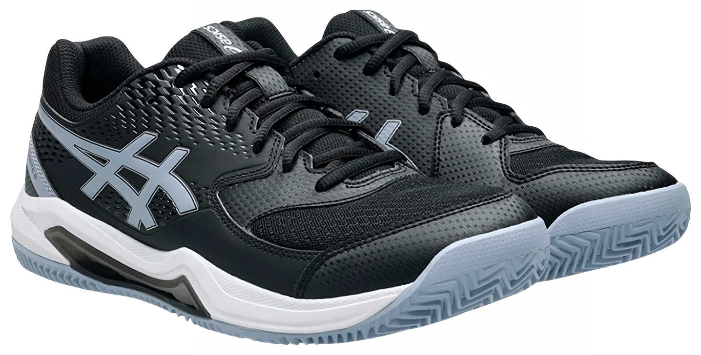 Кроссовки мужские Asics Gel-Dedicate 8 Clay, Чёрные/Серо-Синие, грунтовые (р. EUR 42)