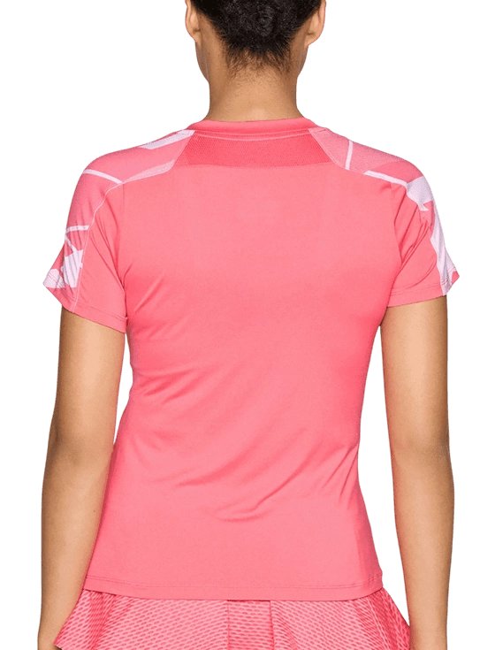 Футболка женская Mizuno Daybreakers Printed SS Tee W, Розовая (XS)