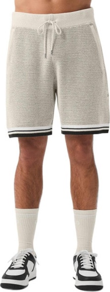 (CN) Шорты Alo Yoga 7" Sports Club Sweater Knit Basketball Short, Бежевые (M)