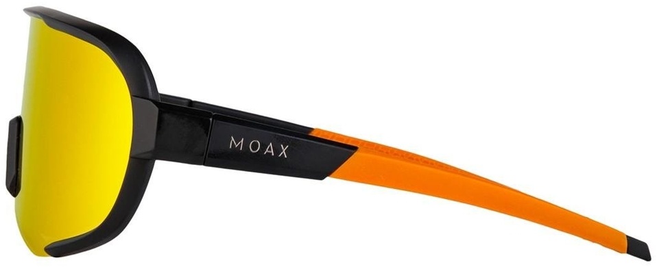Очки солнцезащитные Moax Bowl, Черный/Оранжевый