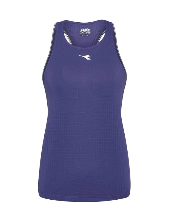 Топ женский Diadora L Core Tank W, Голубой Нью-Йорк (XS)