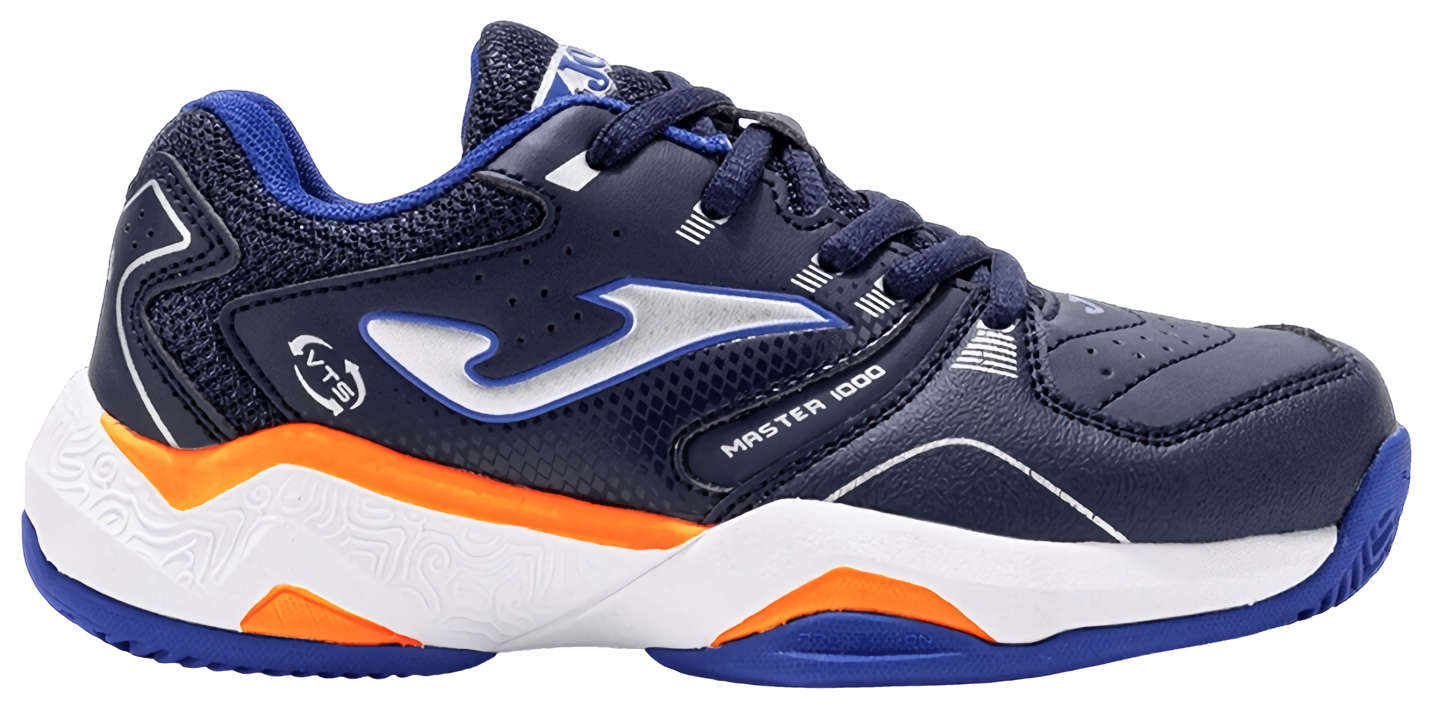 Кроссовки детские Joma Master 1000 Junior Clay, Темно-синие/Голубые, для грунта, с амортизацией (р. EUR 31)