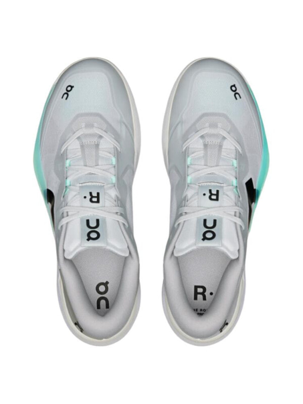 On THE ROGER Pro 3 Tennis Shoes Men's Low Top Gray Black Blue