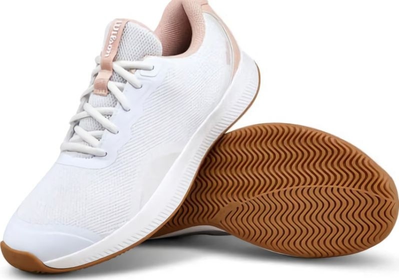 (EU) Кроссовки женские Wilson Intrigue Lite White/Pink Women Wrs338300, Белые (р. 41 1/3)