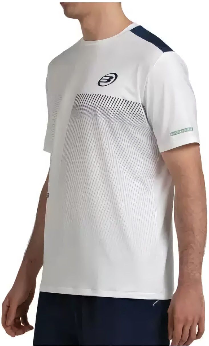 (EU) Футболка мужская Bullpadel Motril, Белая (XL)