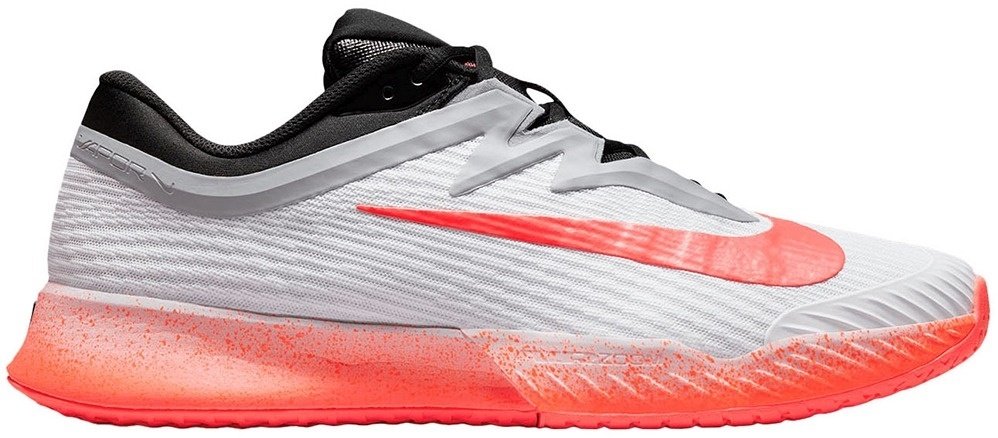 Кроссовки мужские Nike Vapor Pro 3 HC Premium, Белый/Черный/Оранжевый, для твердых кортов (р. 43,5)