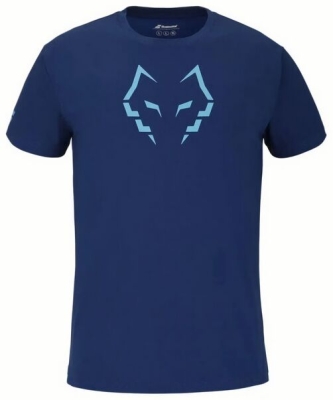 (EU) Футболка мужская Babolat Хуан Леброн 2025, Синяя (S)