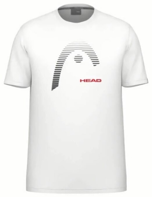 (EU) Футболка мужская Head Carl, Белая (2XL)