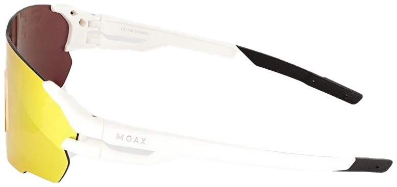 Очки солнцезащитные Moax Lauf, Белый/Оранжевый