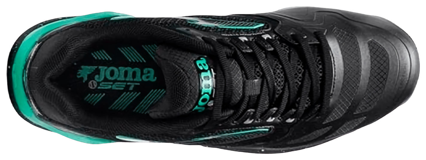 Кроссовки мужские Joma Set Men 2025, Черные/Бирюзовые (р. EUR 42)