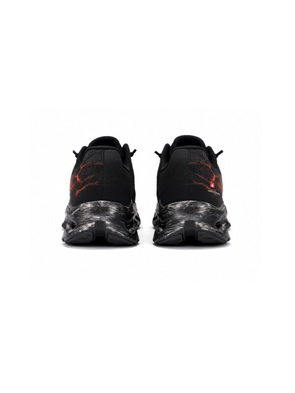 On Cloudtilt Running Shoes Men's Low Top Black/Red/Silver