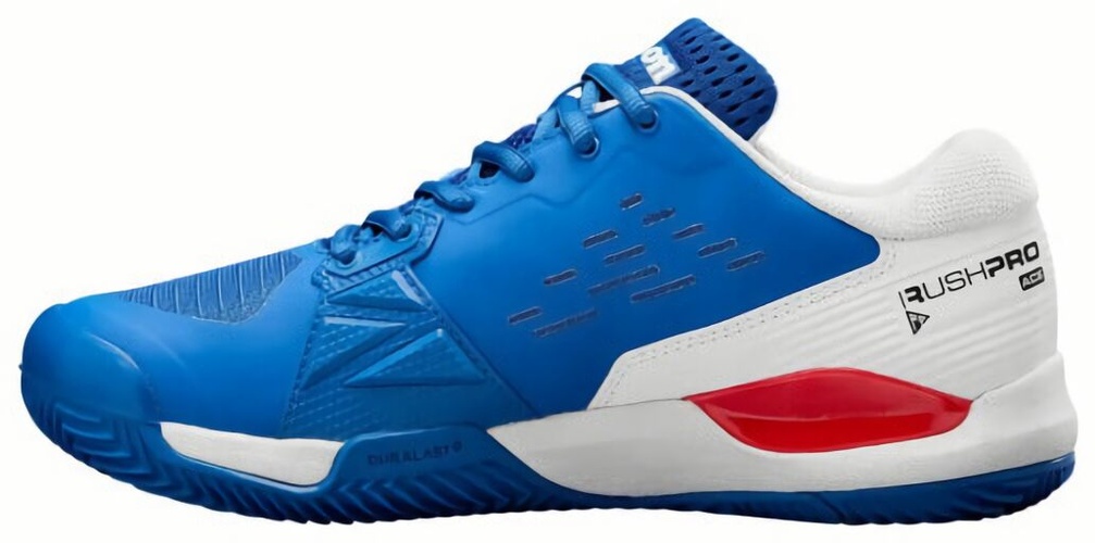 (EU) Кроссовки мужские Wilson Rush Pro Ace Clay, WRS334390, Синие (р. 42)