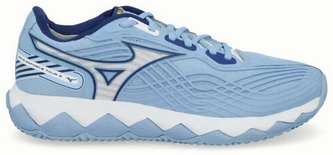 (EU) Кроссовки женские Mizuno Wave Enforce Tour 2 CC, Светло-голубые (р. 40,5)