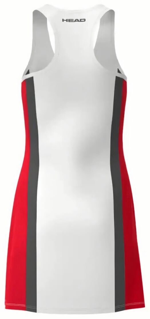 (EU) Платье женское Head Club 25, Белое/Красное (XL)