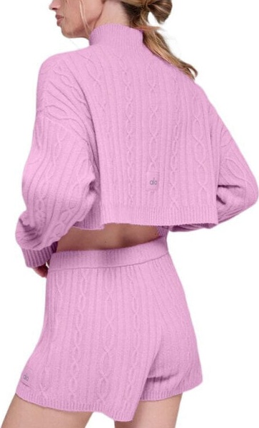 (CN) Свитер женский Alo Yoga Knitwear Ivory, Розовый (2XS)