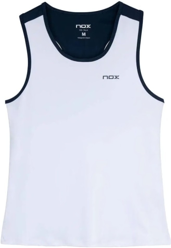(EU) Майка женская Nox Team, Синяя, Белая (L)