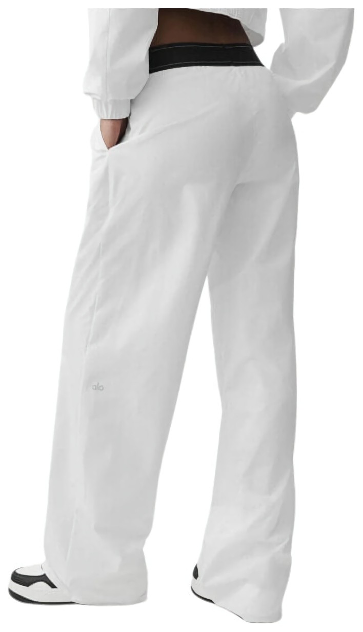 (CN) Брюки женские Alo Yoga Suit Up Long, Белые (2XS)