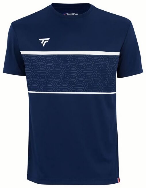 (EU) Футболка мужская Tecnifibre Team Tech 22TETE, Синяя (M)