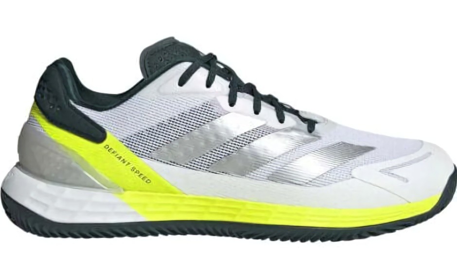 (EU) Кроссовки мужские Adidas Defiant Speed 2 M Clay Jh5140, Белые (р. 46 2/3)