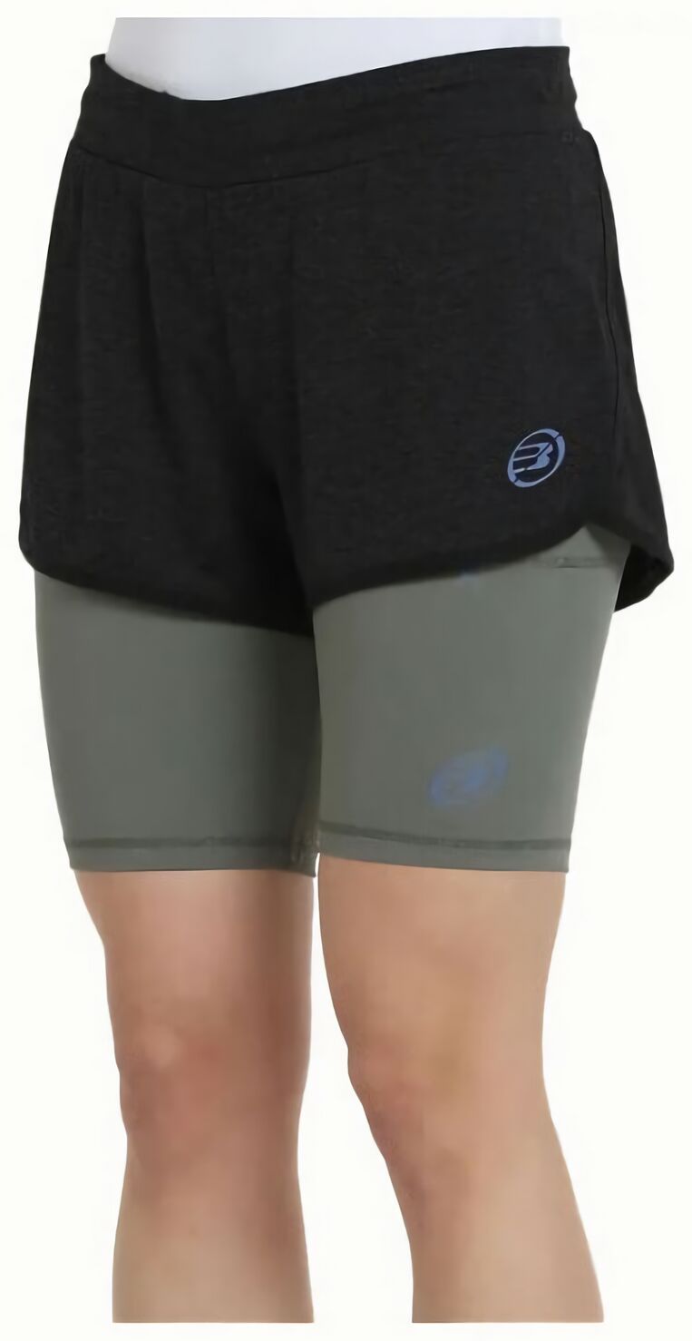 (EU) Шорты женские Bullpadel Teixel, Чёрные (XL)