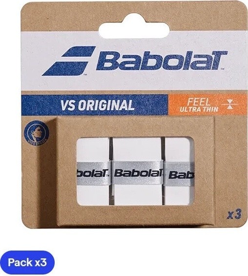 (EU) Овергрип для ракетки Babolat VS Original, Белый (3 шт)