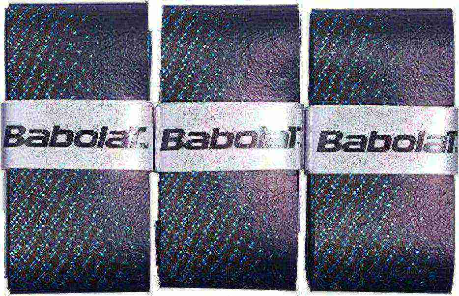 (EU) Овергрип для ракетки Babolat Vs Original, Черный/Синий (3 шт)