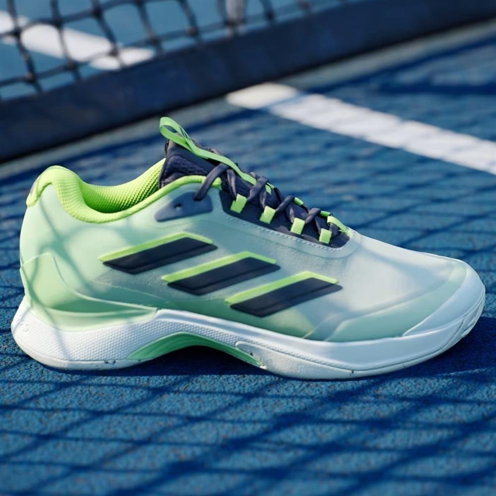 Кроссовки женские Adidas Avacourt 2, Зелёные/Чёрные, из переработанных материалов (р. 39)
