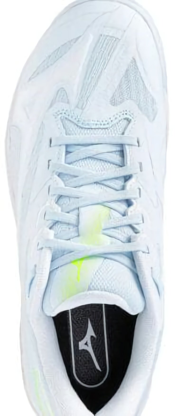 (EU) Кроссовки женские Mizuno Wave Exceed Court Clay White/Yellow Women 61Gc2521, Синие (р. 40.5)