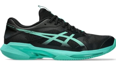 (EU) Кроссовки мужские Asics Solution Speed Ff 4 Clay Black 1041A533, Чёрные (р. 40)