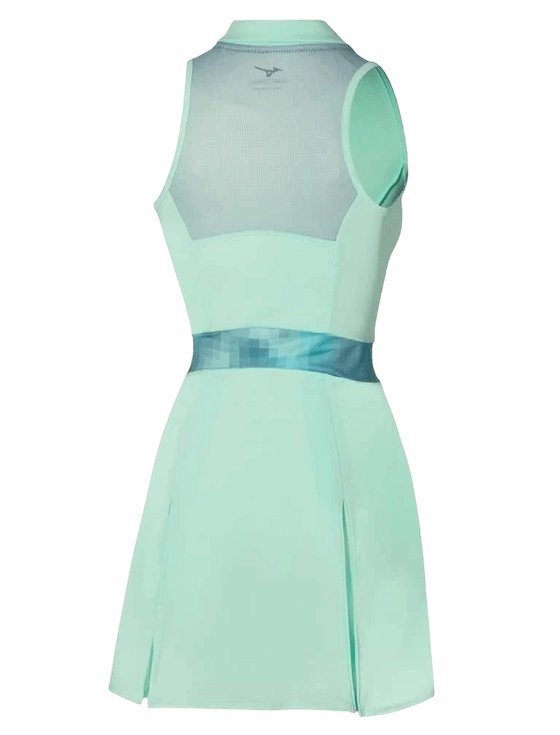 Платье женское Mizuno Frontier Dress W, Бирюзовое (XS)