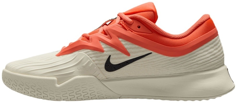 Кроссовки мужские Nike Vapor Pro 3 HC Premium, Бежевый/Черный/Оранжевый, для твердых кортов (р. 28,5)