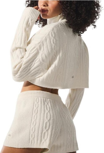 (CN) Свитер женский Alo Yoga Knitwear Ivory, Бежевый (M)