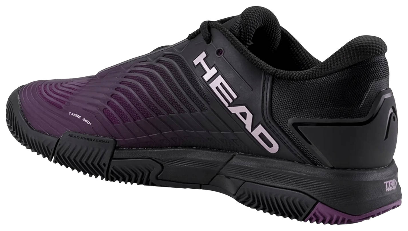 Кроссовки женские Head Revolt Pro 4.5 грунтовые, Черные/Фиолетовые (р. EUR 40.5)