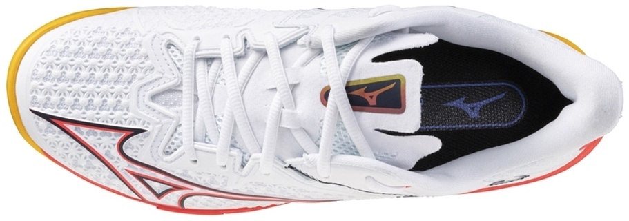 Кроссовки унисекс Mizuno Wave Exceed Tour 6 CC, Белый/Темно-синий, для грунтовых кортов (р. 45)