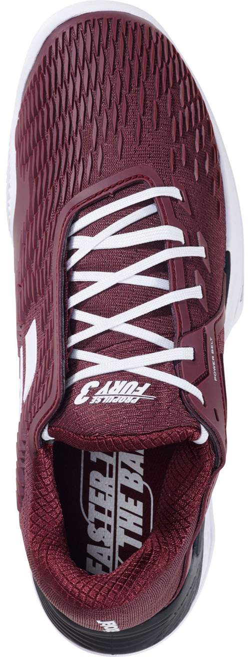 Кроссовки мужские Babolat Propulse Fury 3 AC, Бордовые (р. 44,5)