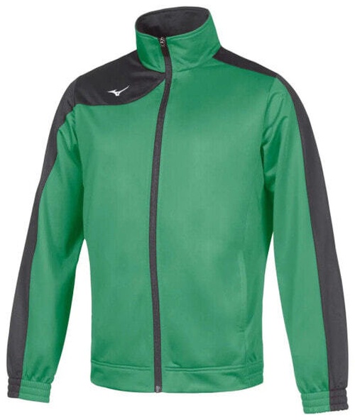 (EU) Комплект для мальчиков Kobe Knitted Mizuno Tracksuit Junior, Черно-зеленый (164 см)